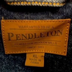 XL Pendleton Denim Vest